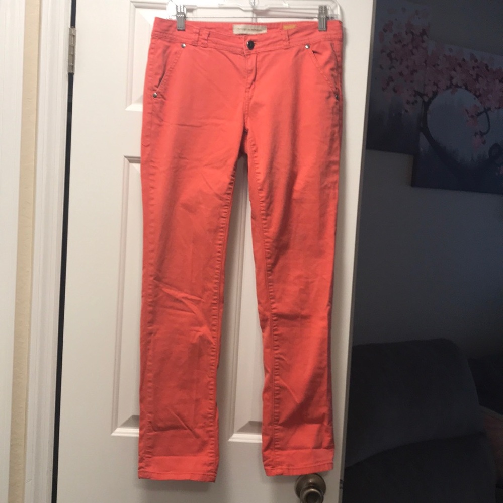 Anthropology Pilcro and theLetterpress peachpants